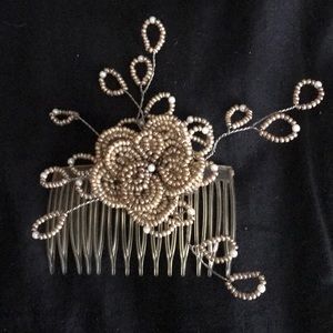 Beaded Haircomb
